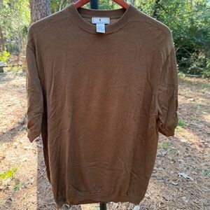 Short Sleeve Brown Sweater 🤑